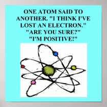 atom lost an electron physics joke