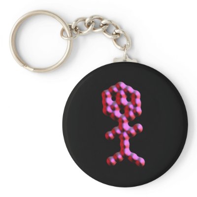 Atom Man Key Chains by chic_geek