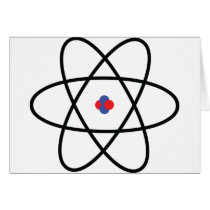 Atom Nucleus Greeting Cards