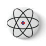 atom nucleus chemistry pinback button