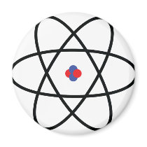 atom nucleus chemistry refrigerator magnets