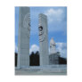 Atom Sculpture in Russia Postcard