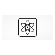 Atomic Chic Photo Greeting Card