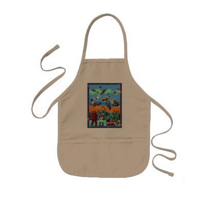 Atomic City Apron by HoodiesCollection