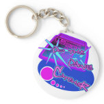 Atomic Dog Retro Rap Hip Hop Rave Electro Keychains