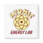 Atomic Energy Lab Refrigerator Magnets