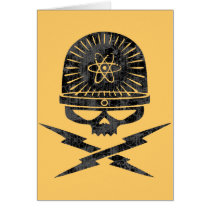 Atomic Pirate Greeting Cards