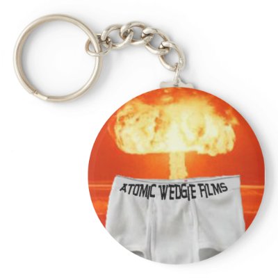 Atomic Wedgie Films Key Chain by Atomicwedgiefilms