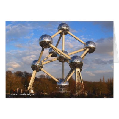 Atomium - Brussels Belgium Cards by KRFulton