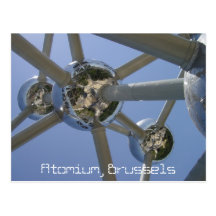 Atomium, Brussels, Belgium Postcard