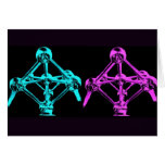 Atomium-I Collage Greeting Cards