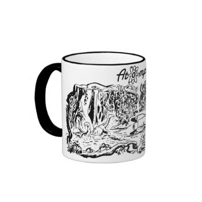 Atompunk Stranded In Time Mug by keyboarderworld