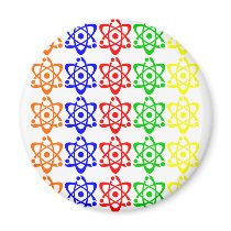 Atoms Fridge Magnets