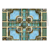 Atrium Pool Greeting Cards
