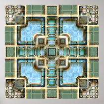 Atrium Pool Poster