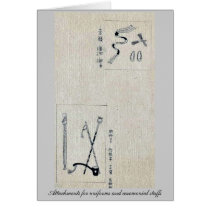 Attachments for uniforms and ceremonial staffs cards
