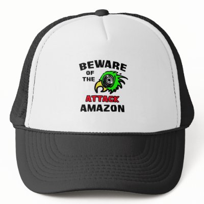 Attack Amazon Trucker Hats by BirdsOfParadise