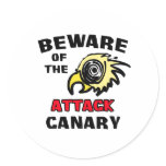 Attack Canary stickers
