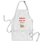 Attack Cat on Duty aprons