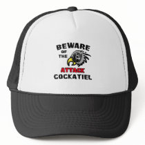 Attack Cockatiel Trucker Hats