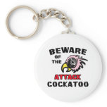 Attack Cockatoo Keychains
