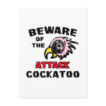 Attack Cockatoo Post Card