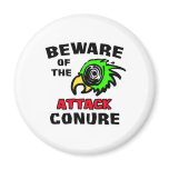 Attack Conure Fridge Magnets
