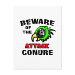 Attack Conure postcards