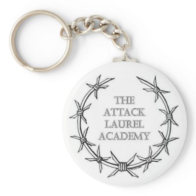 attack laurel keychain by lauramellin