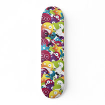 attack of monster balls sk8 custom skate board