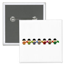 Attack of the Geisha Dolls Buttons