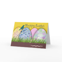 Attack of the Giant Easter Eggs Greeting Cards