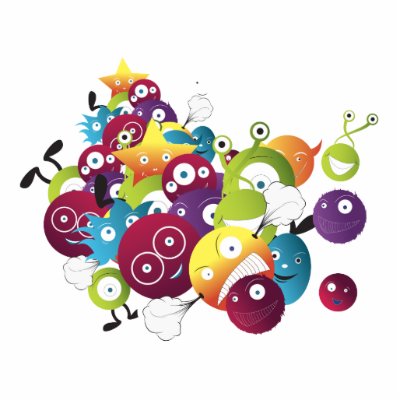 attack of the monster balls photo cutout by doonidesigns