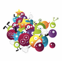 attack of the monster balls photo cutout