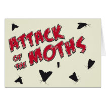 Attack of the Moths Card
