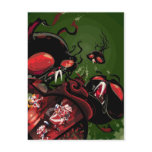 attack of the octobunny postcards