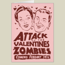 Attack of the Valentines Zombies cards