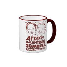 Attack of the Valentines Zombies Coffee Mug