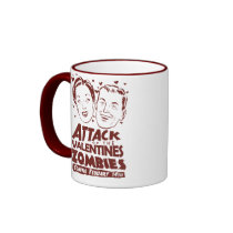 Attack of the Valentines Zombies Coffee Mug