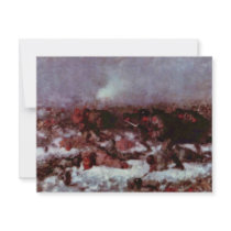 Attack On Smardan (Study) By Grigorescu Nicolae Custom Invite