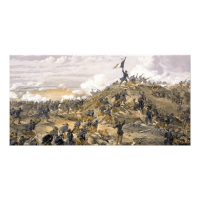 Attack on the Malakoff by William Simpson Photo Card Template by wallarts