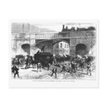 Attack on the Prison Van at Manchester Post Card