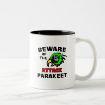 Attack Parakeet Coffee Mug