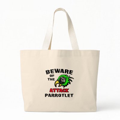Attack Parrotlet Bags by BirdsOfParadise