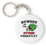 Attack Parrotlet Keychain