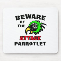 Attack Parrotlet Mouse Pad