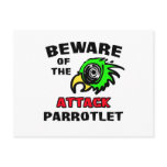 Attack Parrotlet Post Card