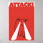 Attack - Poster / 23" x 34.5" (inches)