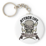 Attack t-shirt keychains