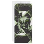 Attacking Alien Customized Rack Card